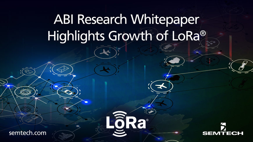 Le nouveau livre blanc d'ABI Research souligne la croissance de la technologie LoRa® et du protocole ouvert LoRaWAN®